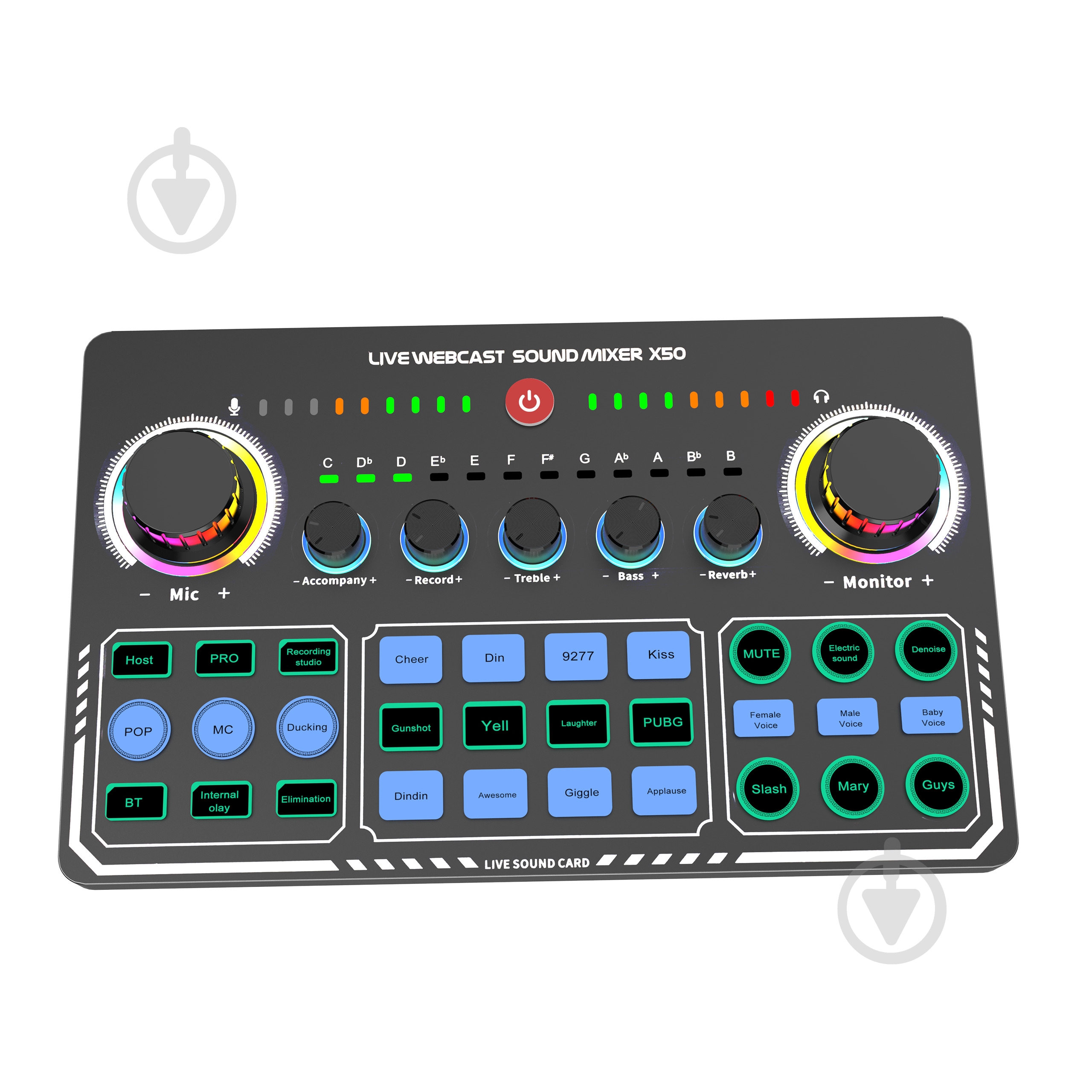 Пульт микшерный FIFINE SC6 Sound Card - фото 1