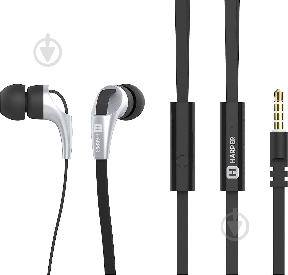 Наушники Harper HV-404 black - фото 1