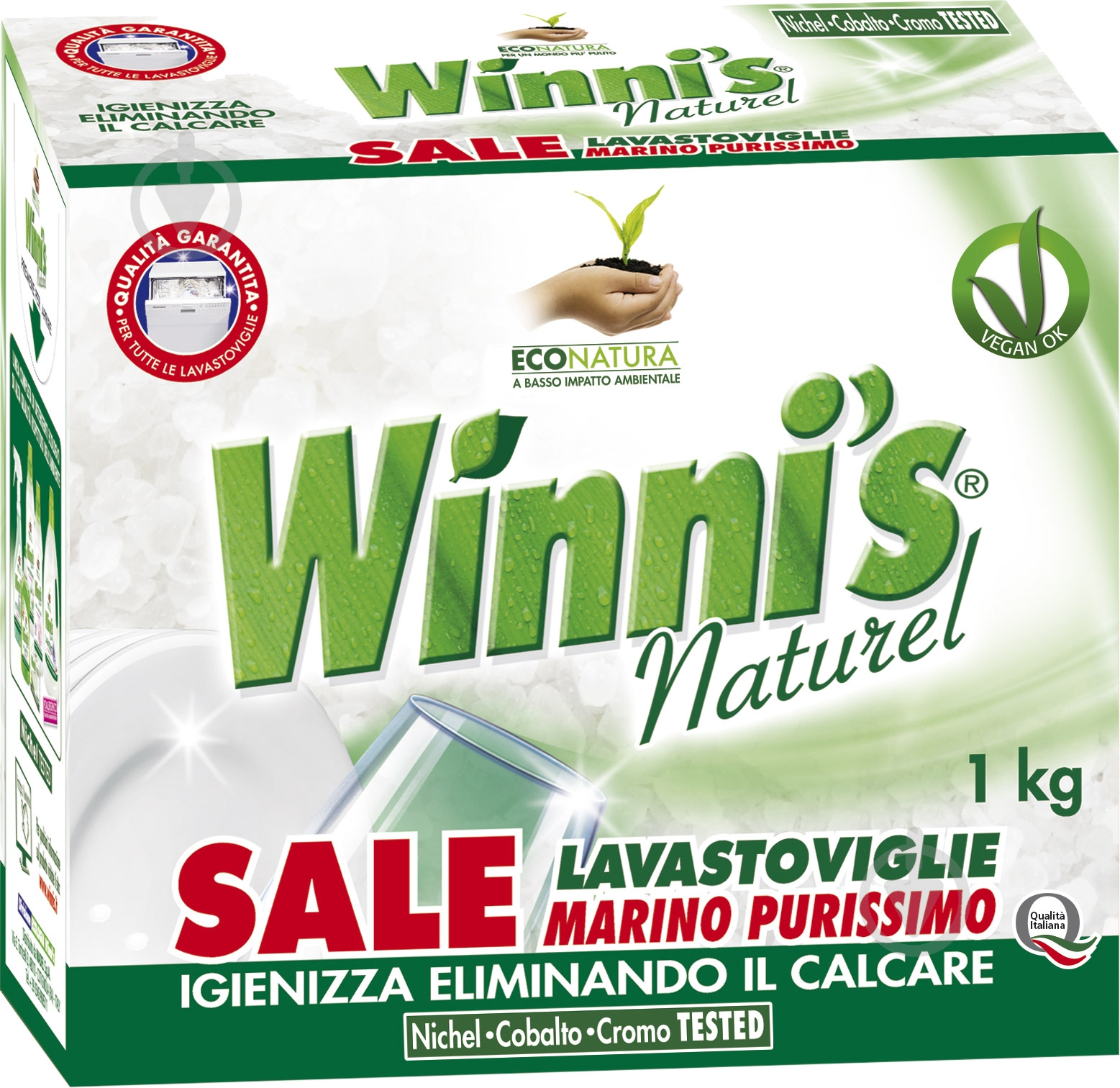 Соль для посудомоечных машин Winni’s naturel 1 кг - фото 1