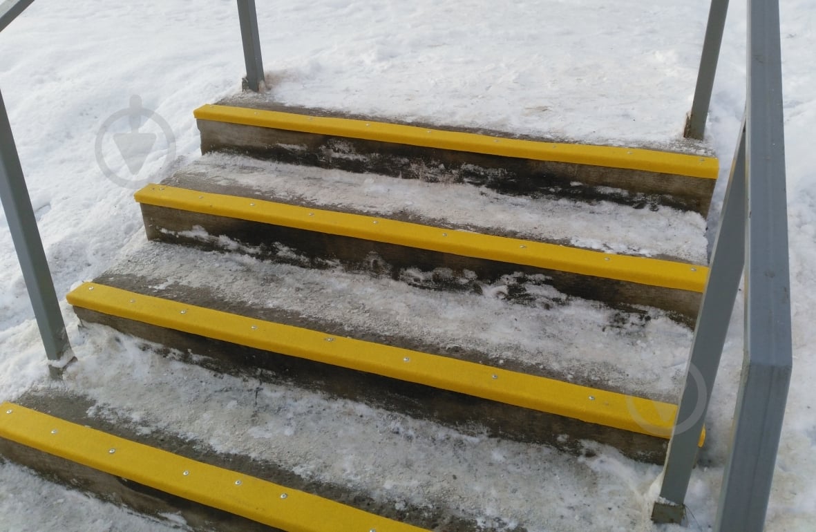 Накладка композитна кутова з антиковзним напиленням Tried Composites 70х30х3 мм - фото 7