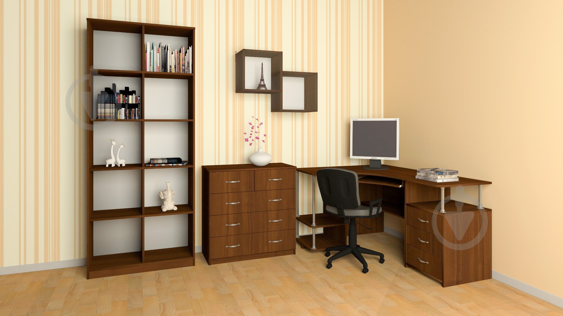 УЦІНКА! Шафа Компаніт КШ-2 горіх - фото 2