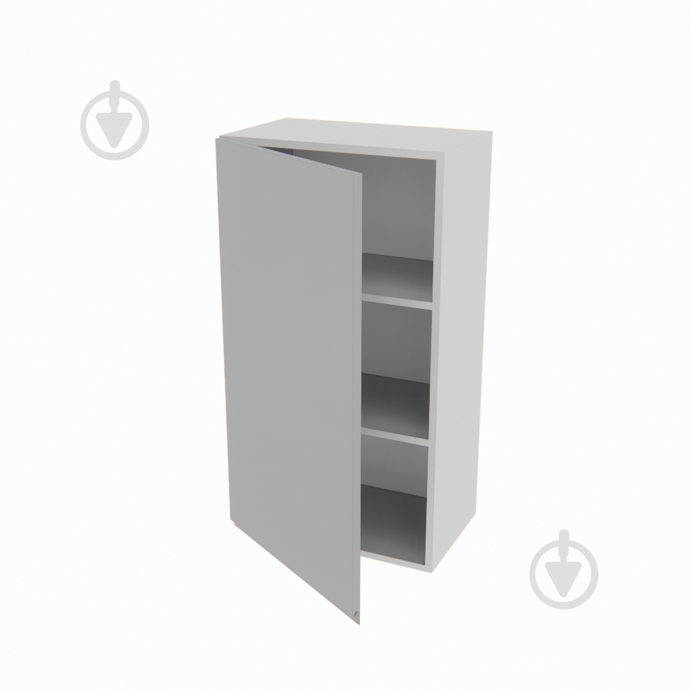 Шафа Влада (В 50/50Ск (920)ліва) сірий оксамит/попелястий Світ Меблів - фото 2 Шафа Влада (В 50/50Ск (920)ліва) сірий оксамит/попелястий Світ Меблів - фото 2