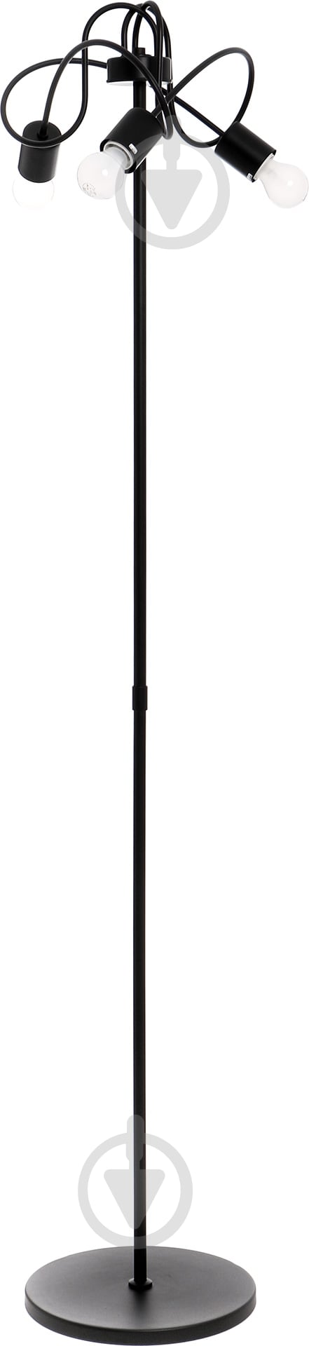 ВИТРИНА! Торшер ALFA Tango Black 60 Вт E27 черный 23179 - фото 2