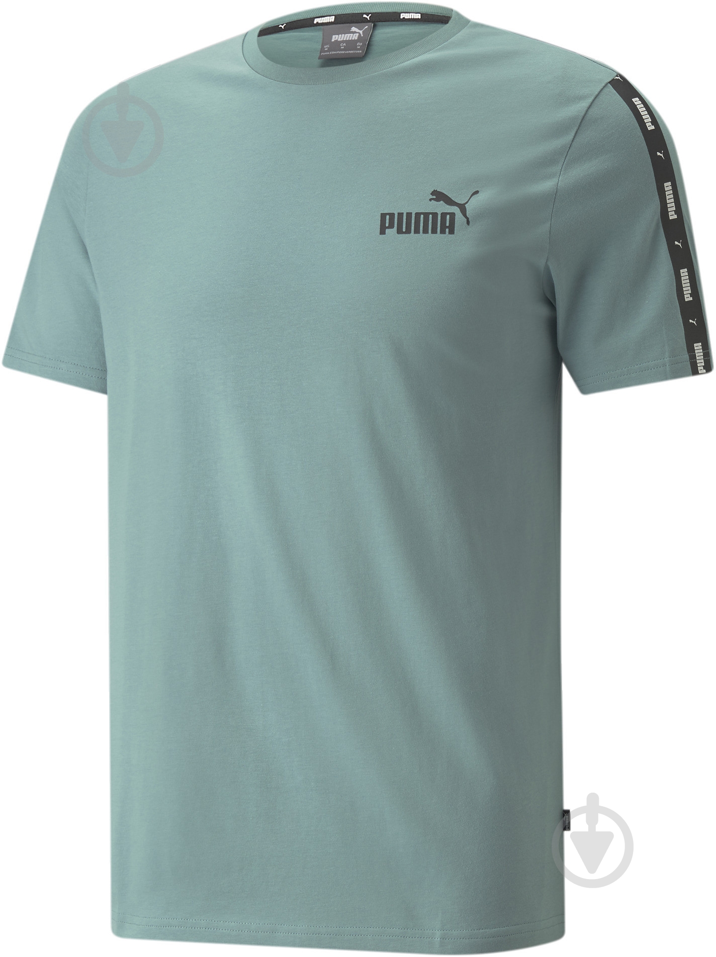 Футболка Puma ESS+ Tape Tee 84738250 р.L бирюзовый - фото 4