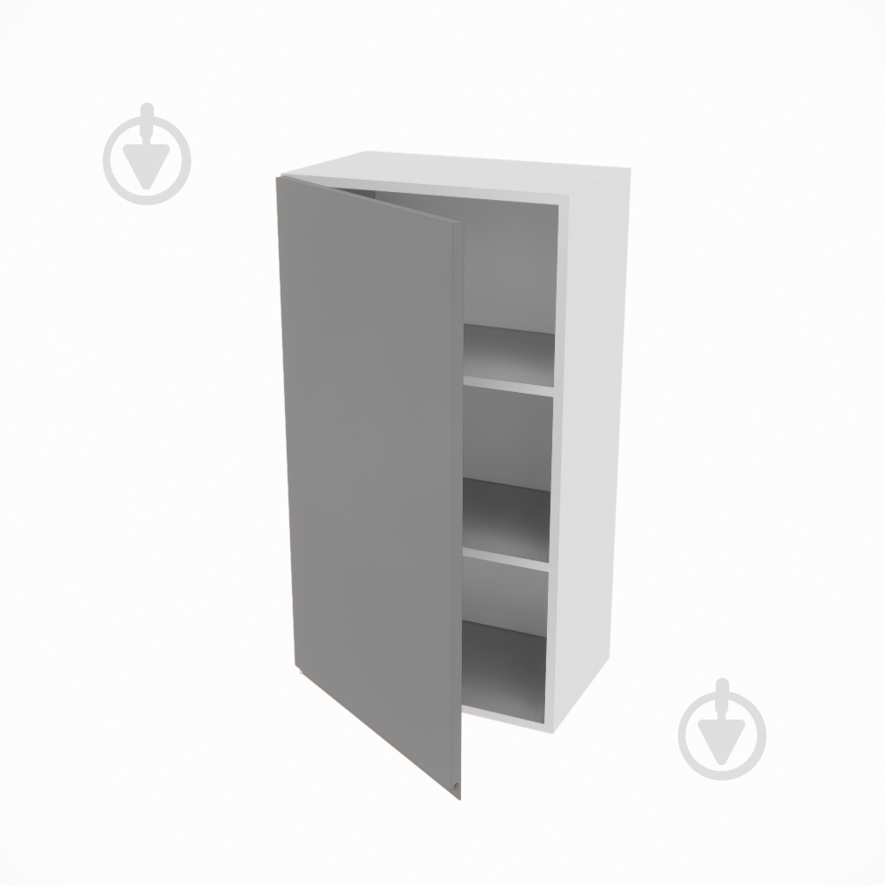 Шафа Влада (В 50/50Ск (920)ліва) графіт/попелястий Світ Меблів - фото 2 Шафа Влада (В 50/50Ск (920)ліва) графіт/попелястий Світ Меблів - фото 2