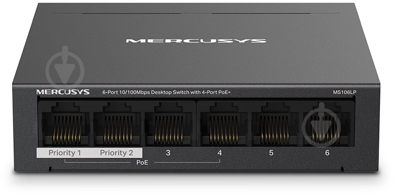 Коммутатор Mercusys MS106LP - фото 1 Коммутатор Mercusys MS106LP - фото 1