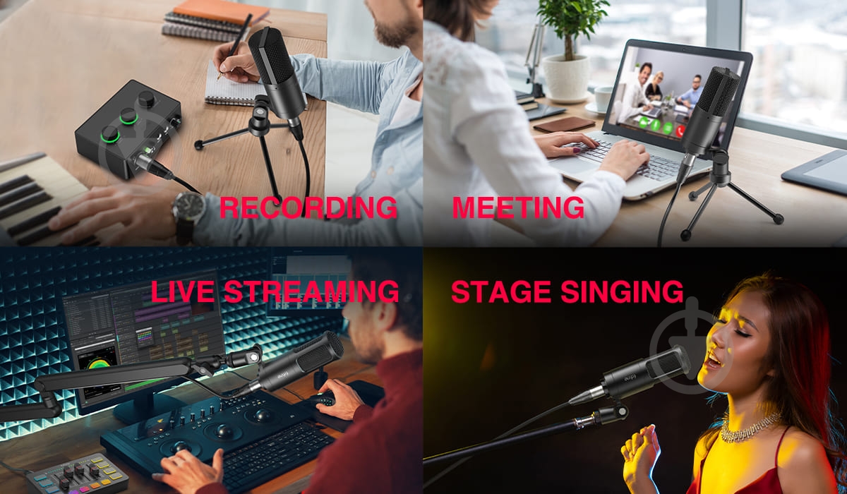 Микрофон FIFINE динамический XLR (K669D) - фото 12