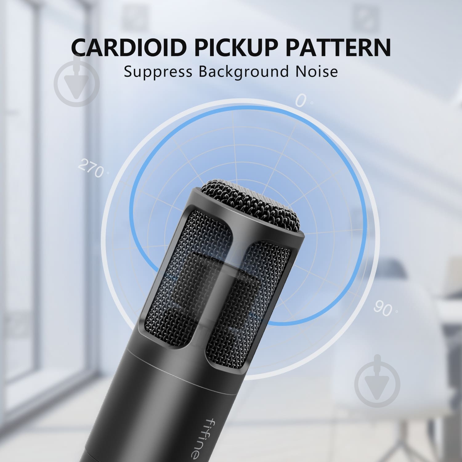 Микрофон FIFINE динамический XLR (K669D) - фото 4