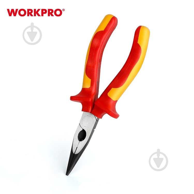 Длинногубцы WORKPRO 160 мм EN/IE 1 шт. WP342004 - фото 2