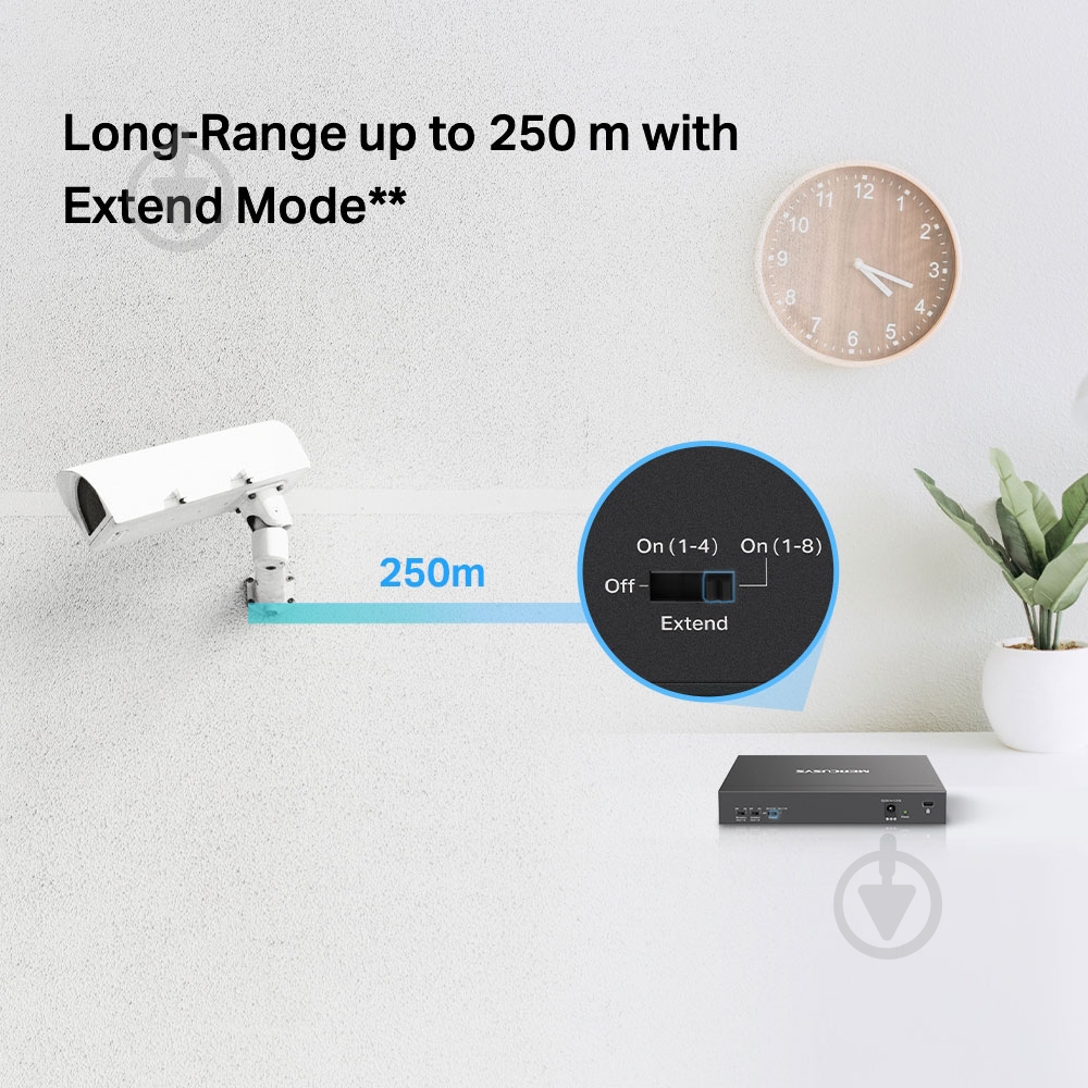 Коммутатор Mercusys MS110P - фото 7 Коммутатор Mercusys MS110P - фото 7