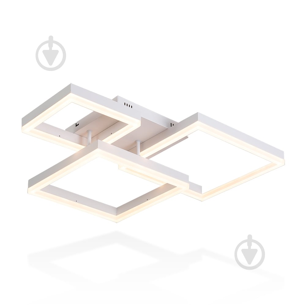 Світильник світлодіодний LightMaster CE2120 UNION квадрат з пультом 80 Вт білий - фото 1