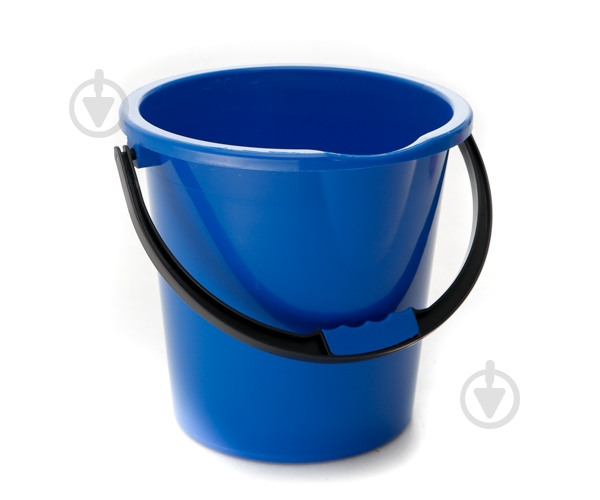 Ведро обычное Горизонт Комфорт 10 л синий - фото 1