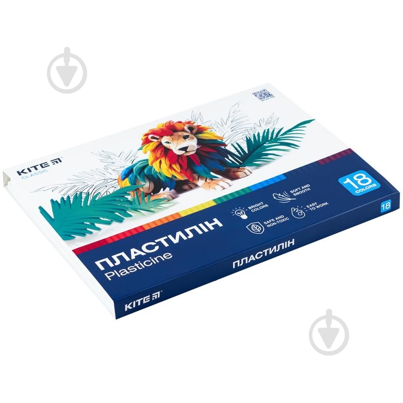Набор пластилина 18 цветов 360 г Classic (K-085) KITE - фото 3