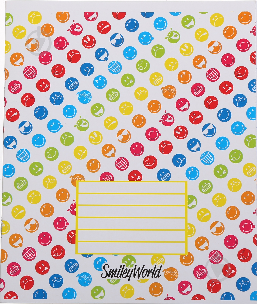 Зошит шкільний 96 аркушів у клітинку 2 Smiley - фото 1