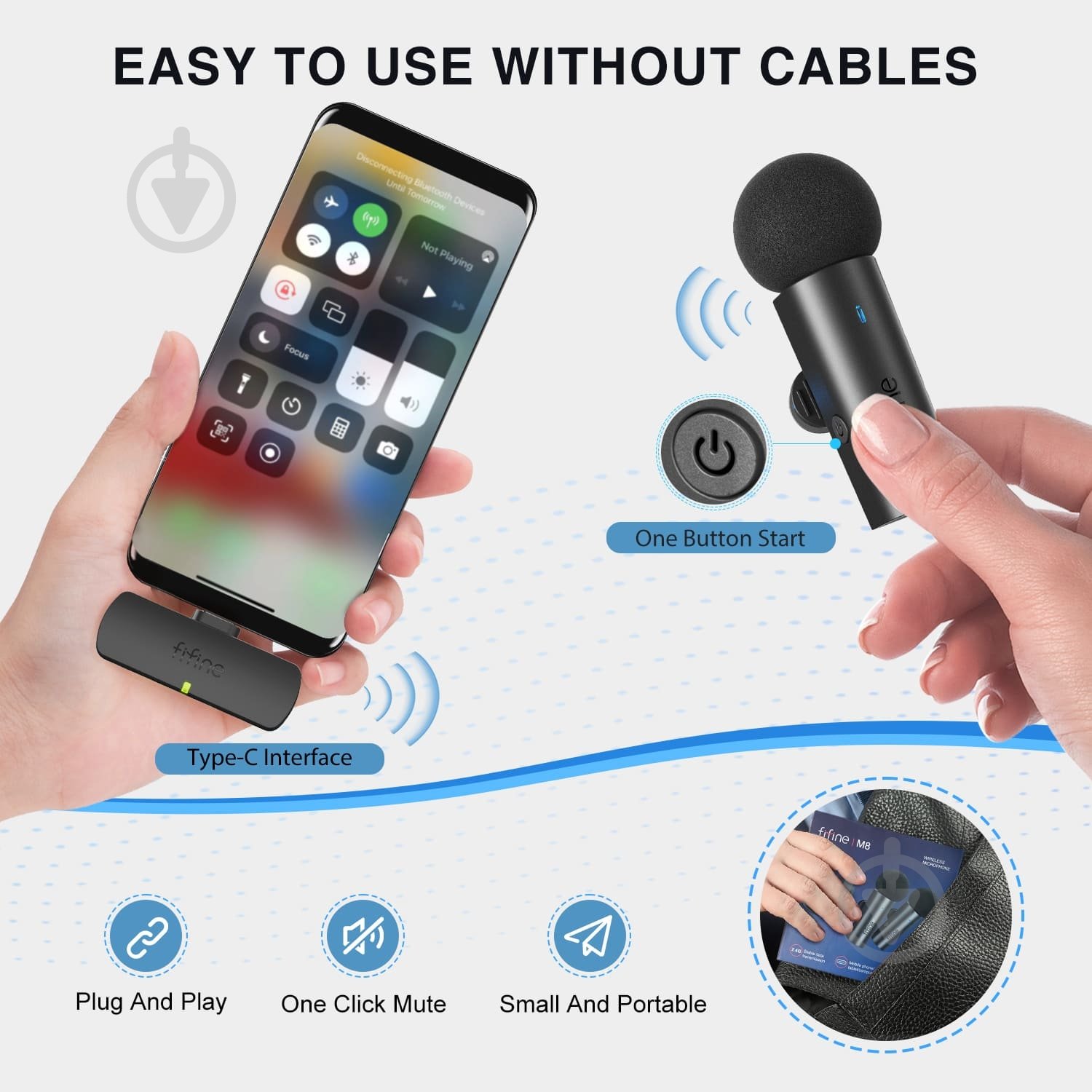 Мікрофон FIFINE (M8) - фото 7