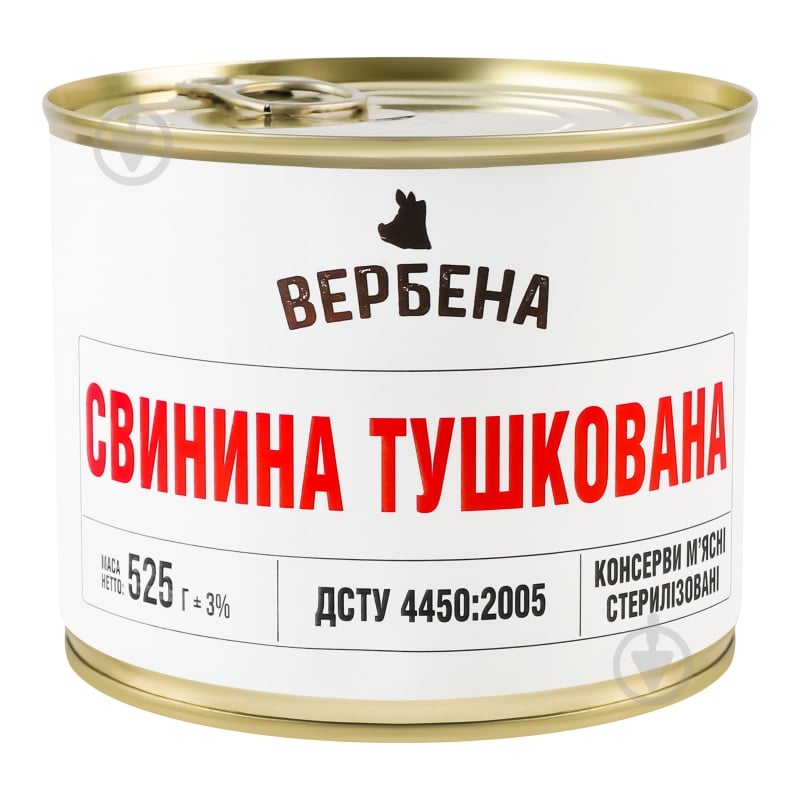 Тушонка зі свинини Вербена ж/б 525 г - фото 1