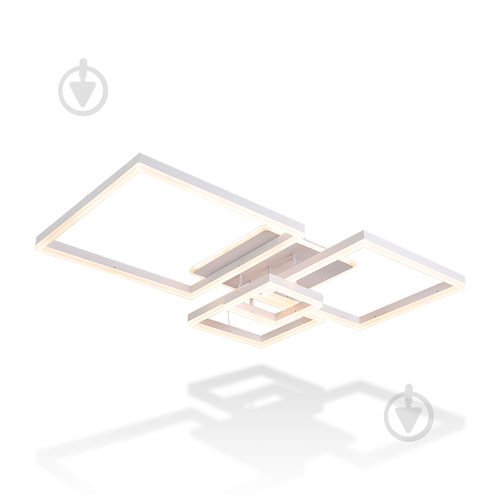 Світильник світлодіодний LightMaster CE2150 UNION квадрат з пультом 165 Вт білий - фото 1