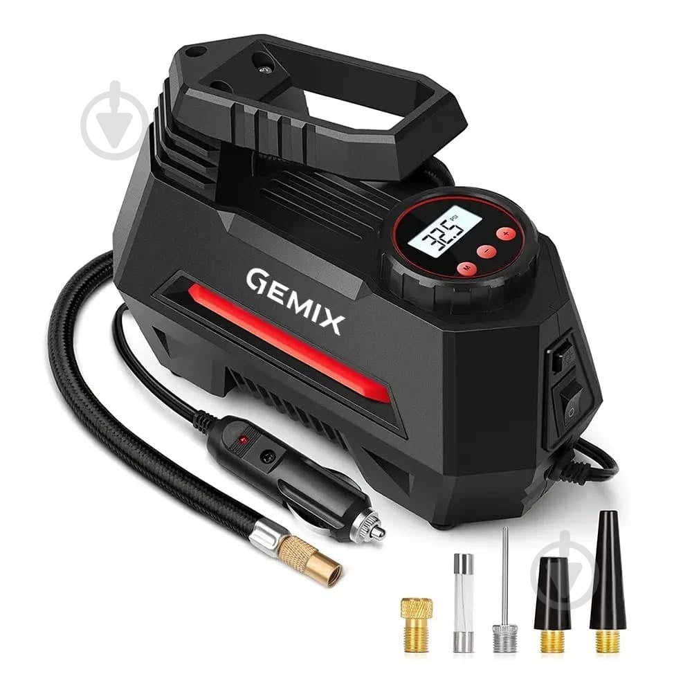 Компресcор автомобильный Gemix Model M black/red 35 л - фото 1