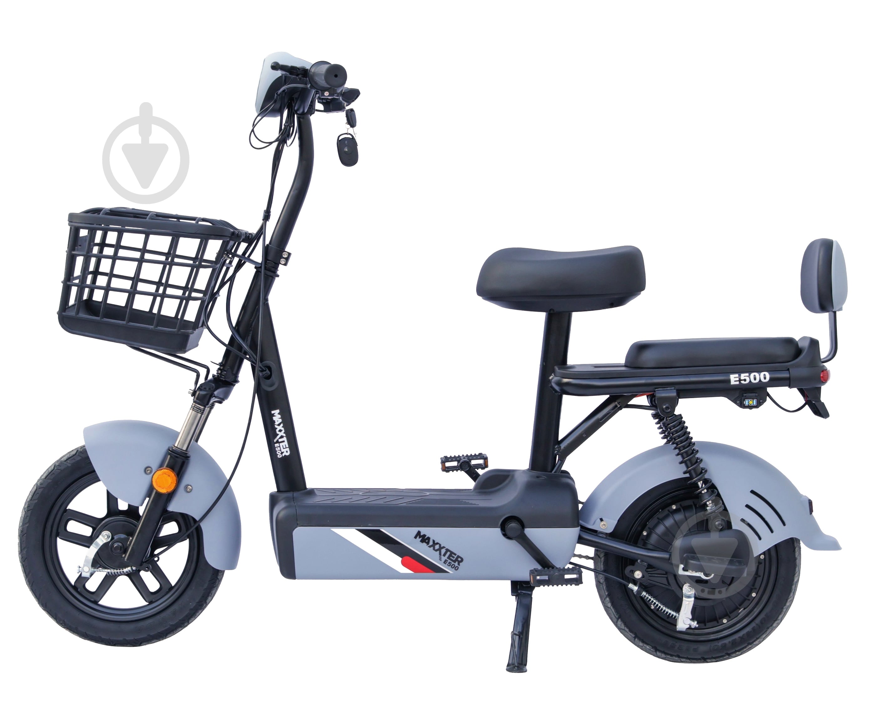 Электроскутер Maxxter E500 (Gray), 500 Вт - фото 1 Электроскутер Maxxter E500 (Gray), 500 Вт - фото 1