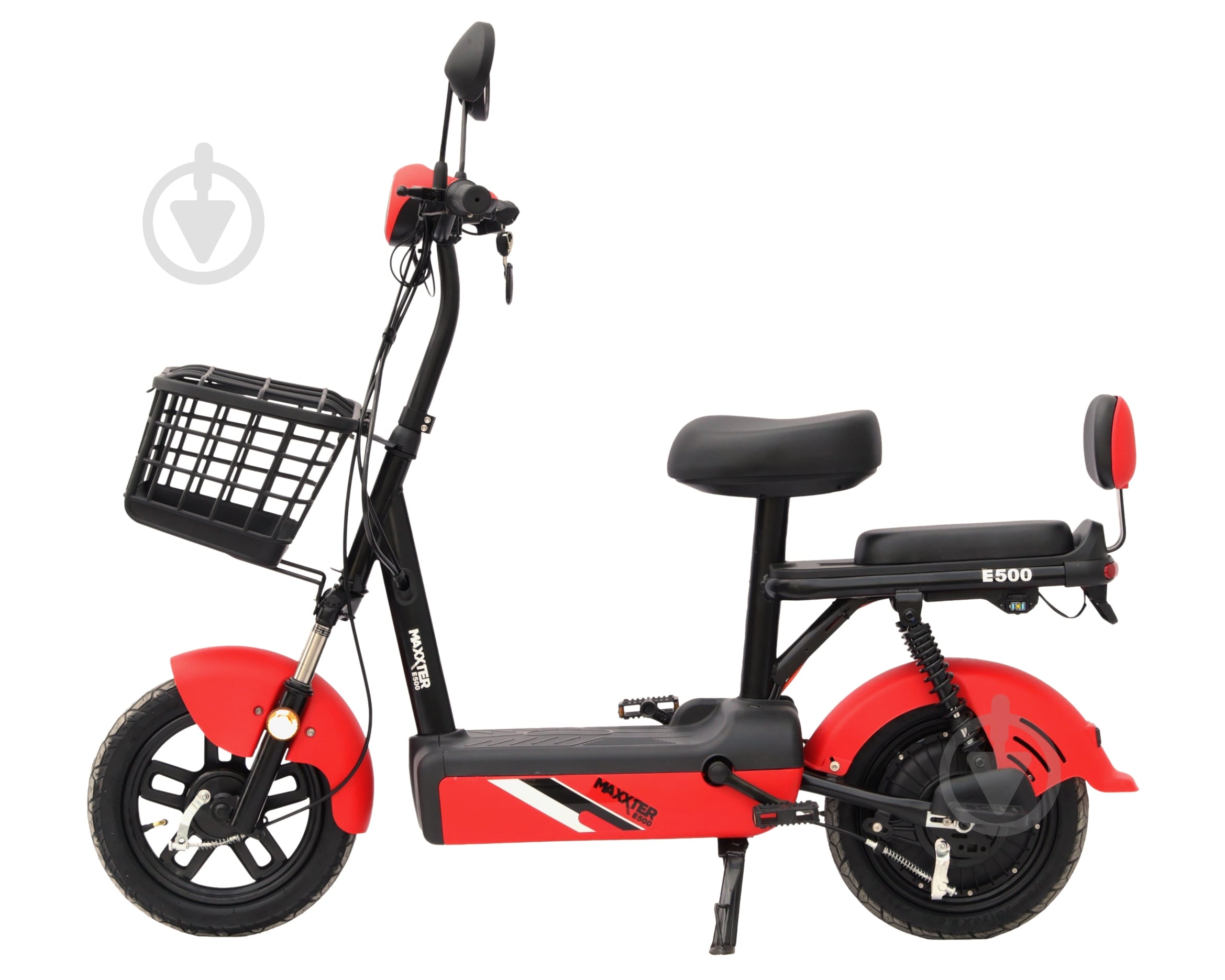 Электроскутер Maxxter E500 (Red) 500 Вт - фото 1 Электроскутер Maxxter E500 (Red) 500 Вт - фото 1