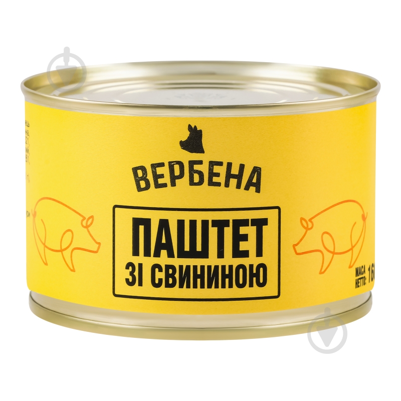 Паштет Вербена со свининой ж/б 160 г - фото 1 Паштет Вербена со свининой ж/б 160 г - фото 1