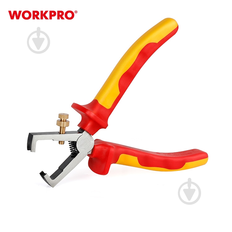 Клещи для снятия изоляции WORKPRO 160 мм EN/IEC 60900 10000V PRO PLUS WP342010 - фото 2 Клещи для снятия изоляции WORKPRO 160 мм EN/IEC 60900 10000V PRO PLUS WP342010 - фото 2