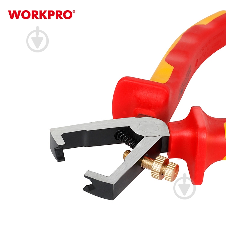 Клещи для снятия изоляции WORKPRO 160 мм EN/IEC 60900 10000V PRO PLUS WP342010 - фото 3 Клещи для снятия изоляции WORKPRO 160 мм EN/IEC 60900 10000V PRO PLUS WP342010 - фото 3