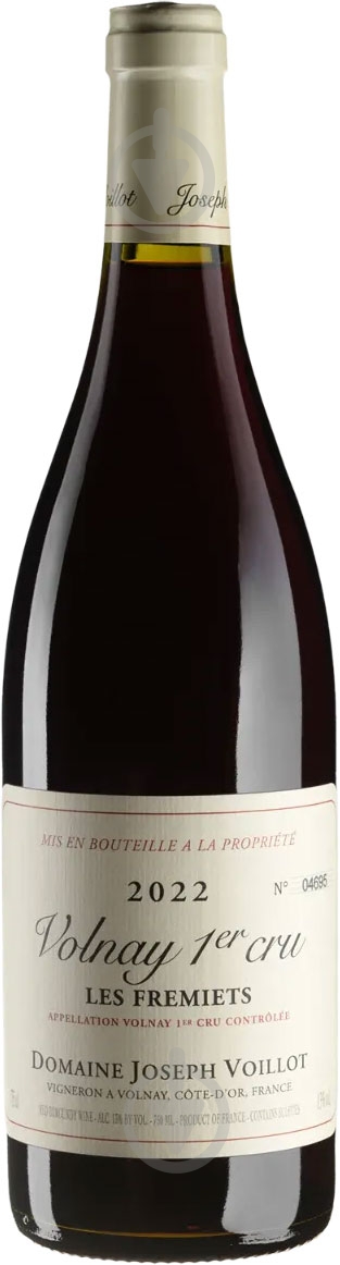 Вино Joseph Voillot Volnay 1er cru Les Fremiets червоне сухе 2022 0,75 л - фото 1