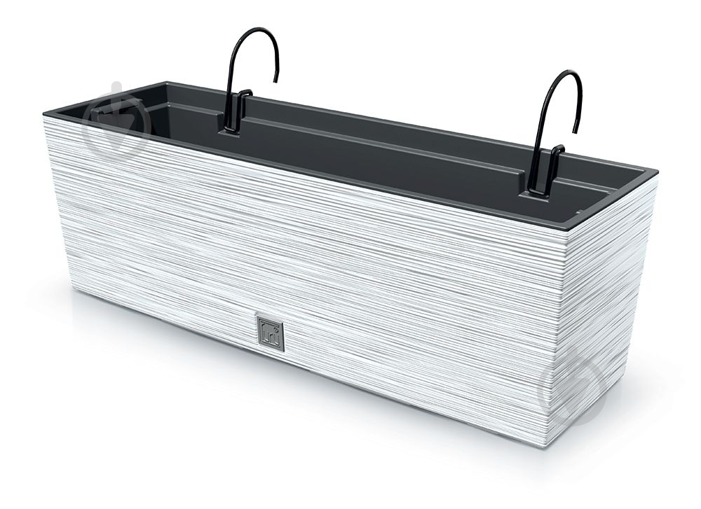 Ящик балконный Prosperplast FURU Case W навесной 600 мм белый прямоугольный (58083-449) - фото 1