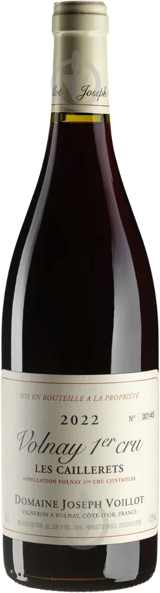 Вино Joseph Voillot Volnay 1er cru Les Caillerets червоне сухе 2022 0,75 л - фото 1 Вино Joseph Voillot Volnay 1er cru Les Caillerets червоне сухе 2022 0,75 л - фото 1