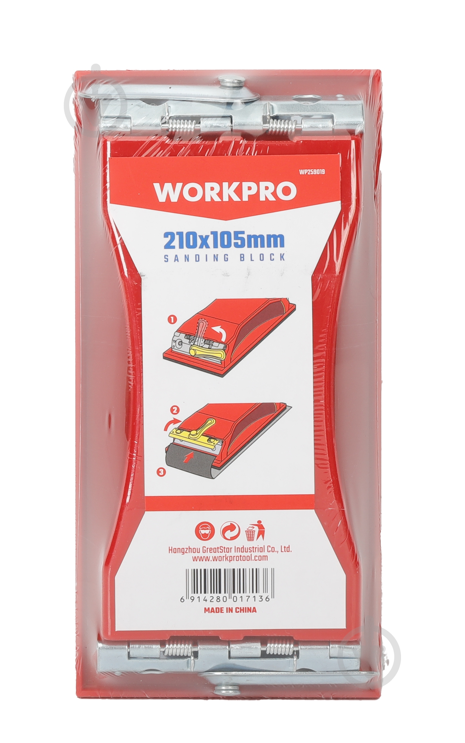 Брусок WORKPRO шлифовальный PRO WP259019 - фото 6
