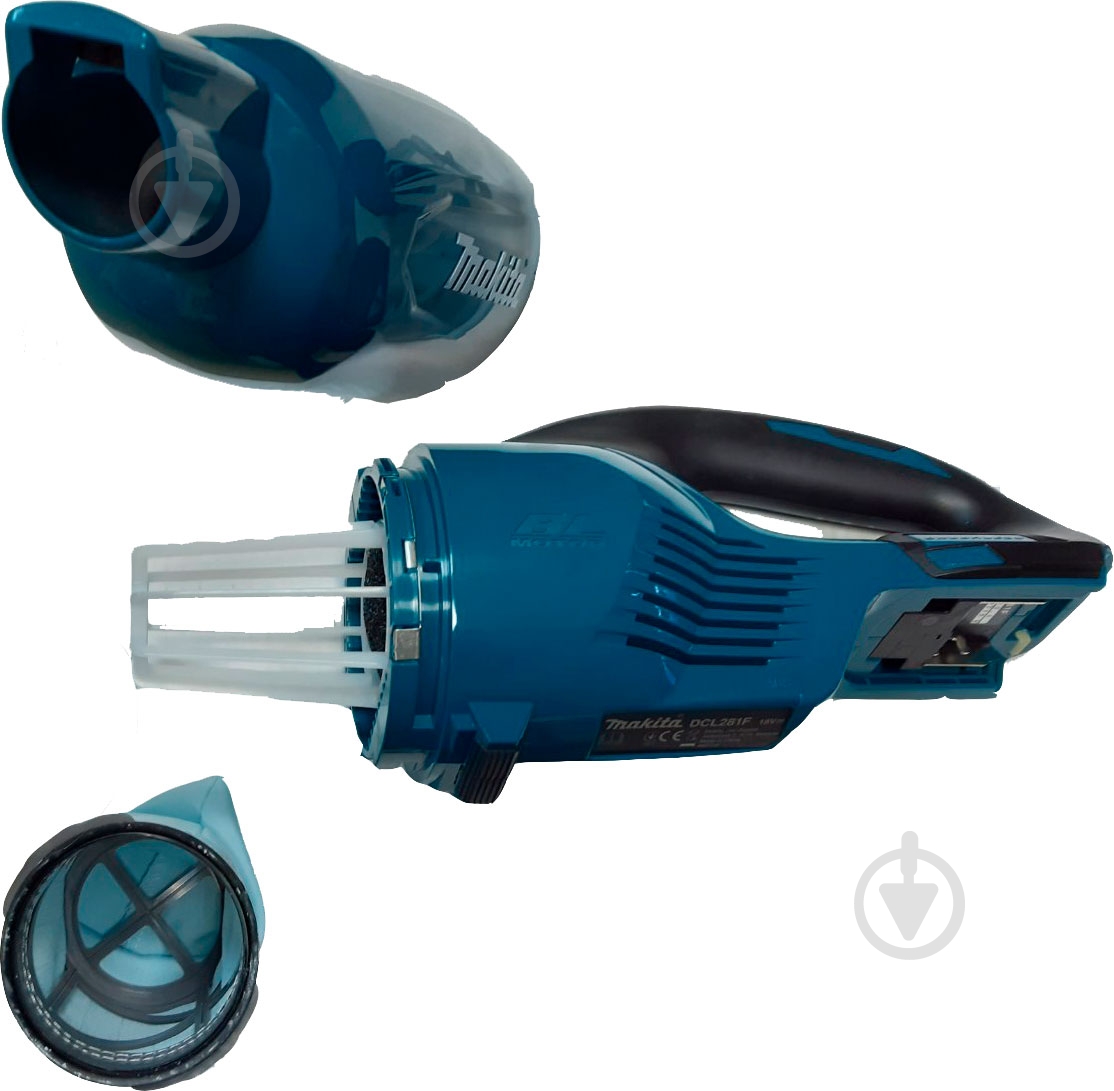 Пылесос аккумуляторный Makita DCL281FZ - фото 3