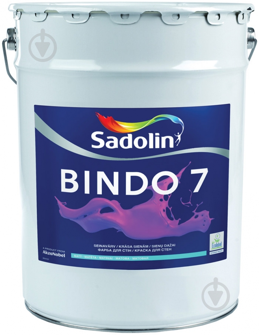 Краска интерьерная латексная Sadolin BINDO 7 мат G0.10.75 20 л - фото 6