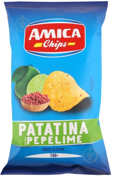 Чипсы Amica Перец и лайм 100 г - фото 1