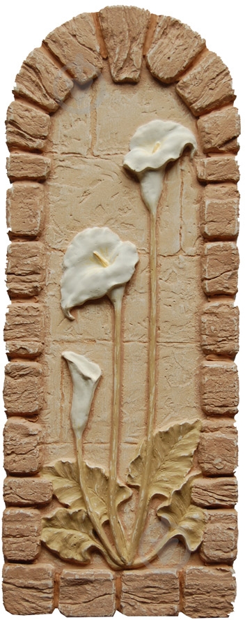 Декор гипсовый Живой камень Калла золото - фото 1 Декор гипсовый Живой камень Калла золото - фото 1