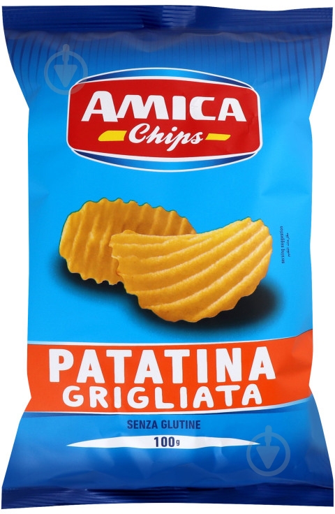 Чипсы Amica картофельные волнистые 100 г - фото 1