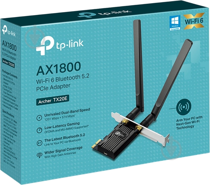 Wi-Fi-адаптер TP-Link PCIe Archer TX20E - фото 4