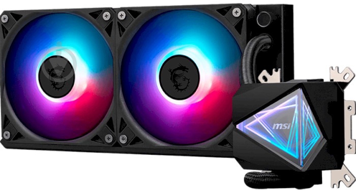 Система водного охлаждения MSI MAG CoreLiquid I240 Black - фото 3 Система водного охлаждения MSI MAG CoreLiquid I240 Black - фото 3