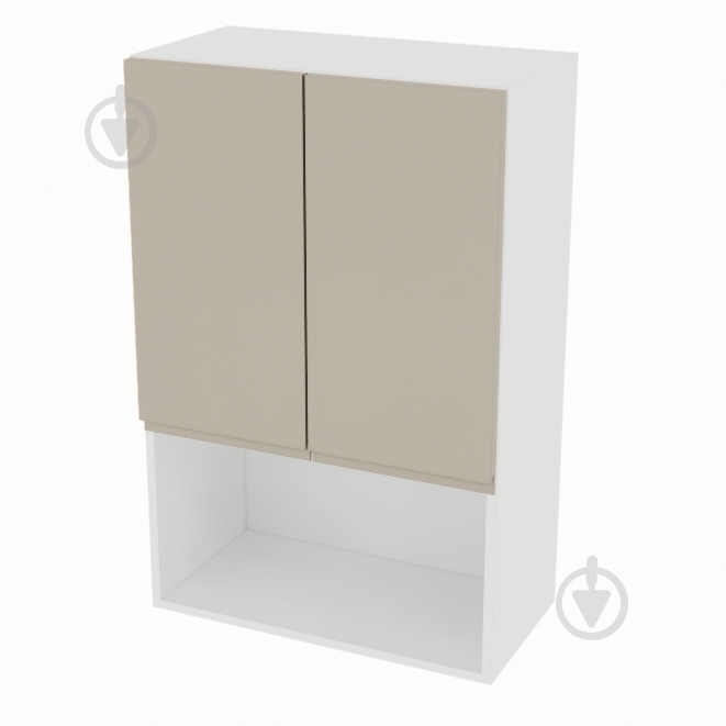 Шкаф Влада (В 60 2Д п/микроволн. (920)) айвори/белый Світ Меблів - фото 1