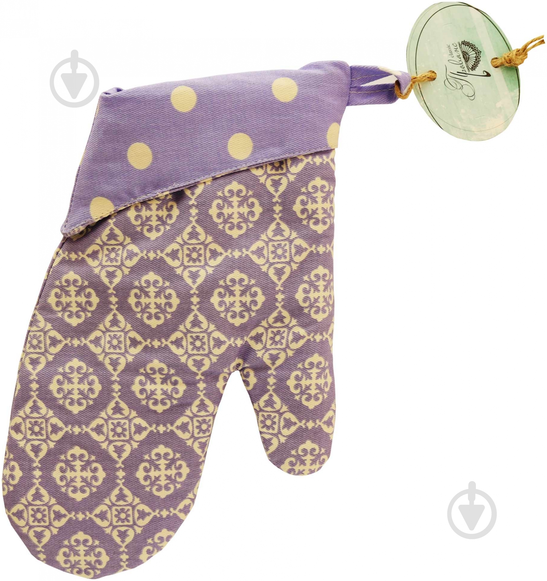 Прихватка-варежка Ажур-Лаванда 16x26 см лавандовый Прованс - фото 1