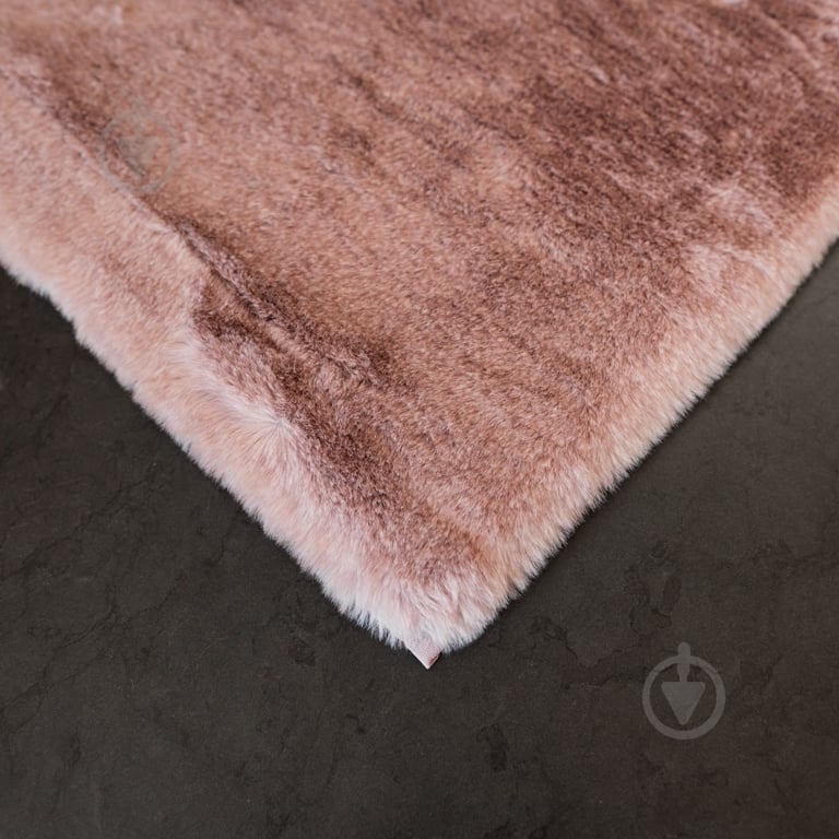 Коврик Dariana Rabbit Melange 75x150 см pink - фото 2