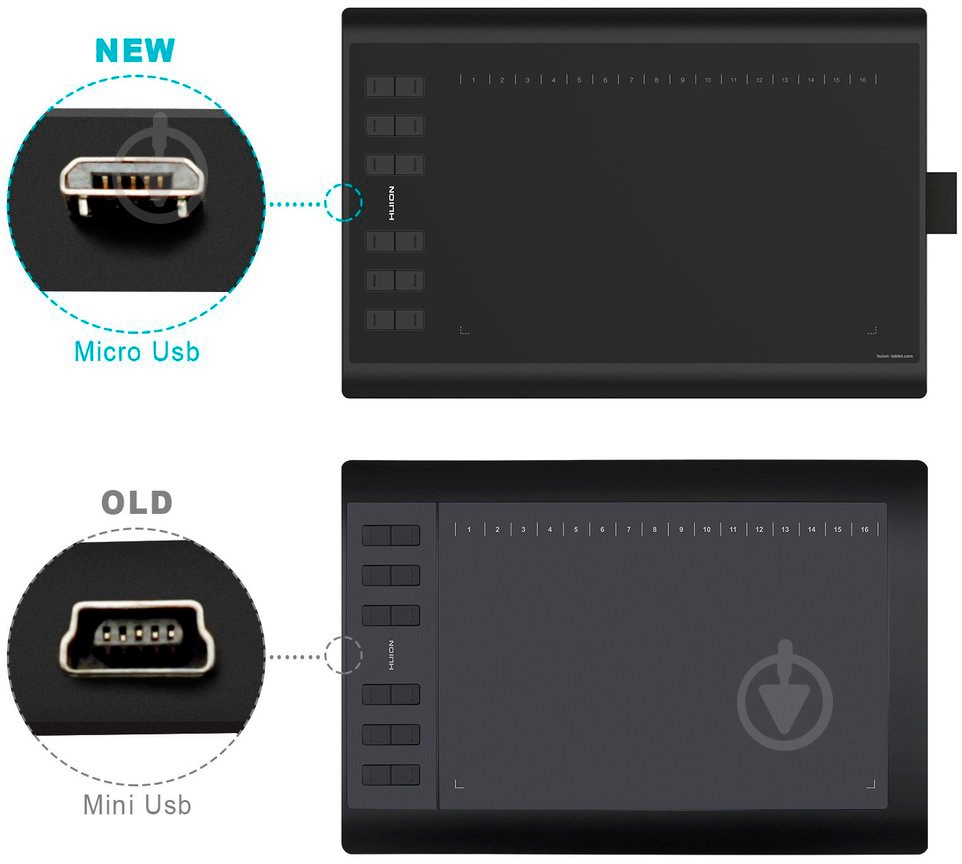 Планшет графический Huion 1060 Plus - фото 3