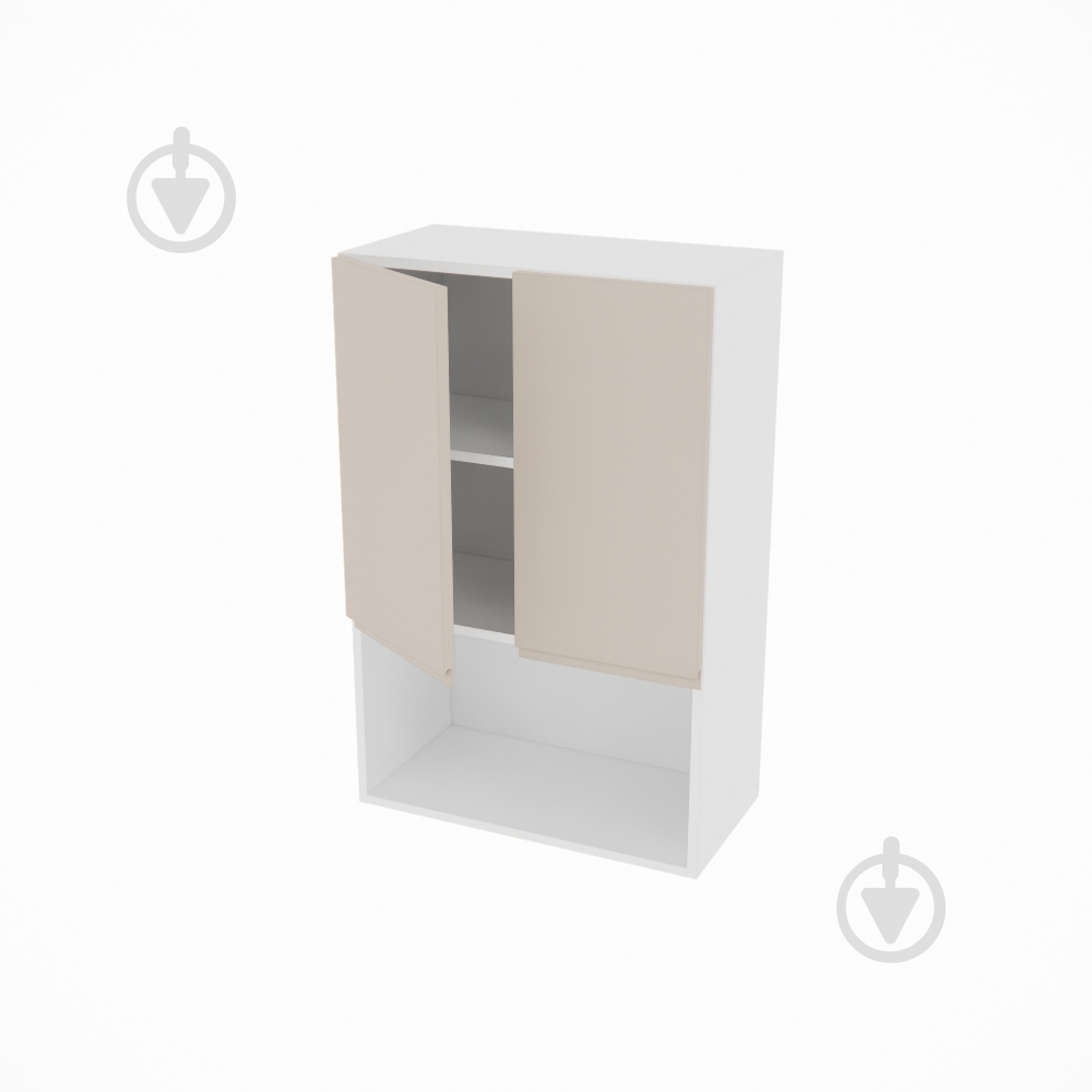 Шкаф Влада (В 60 2Д п/микроволн. (920)) пломбир/белый Світ Меблів - фото 2