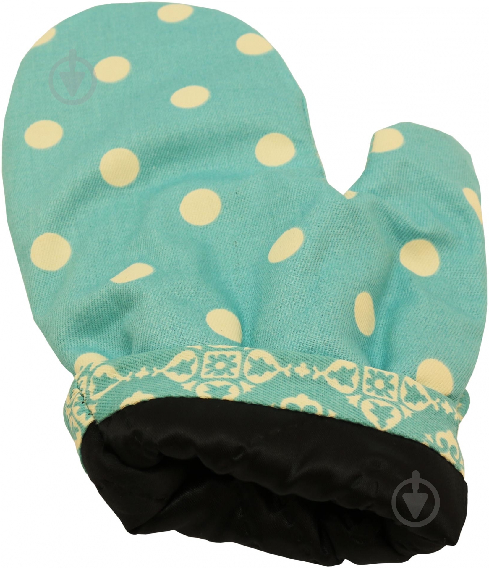 Прихватка-варежка Горох-Тиффани 16x26 см светло-зеленый Прованс - фото 2 Прихватка-варежка Горох-Тиффани 16x26 см светло-зеленый Прованс - фото 2