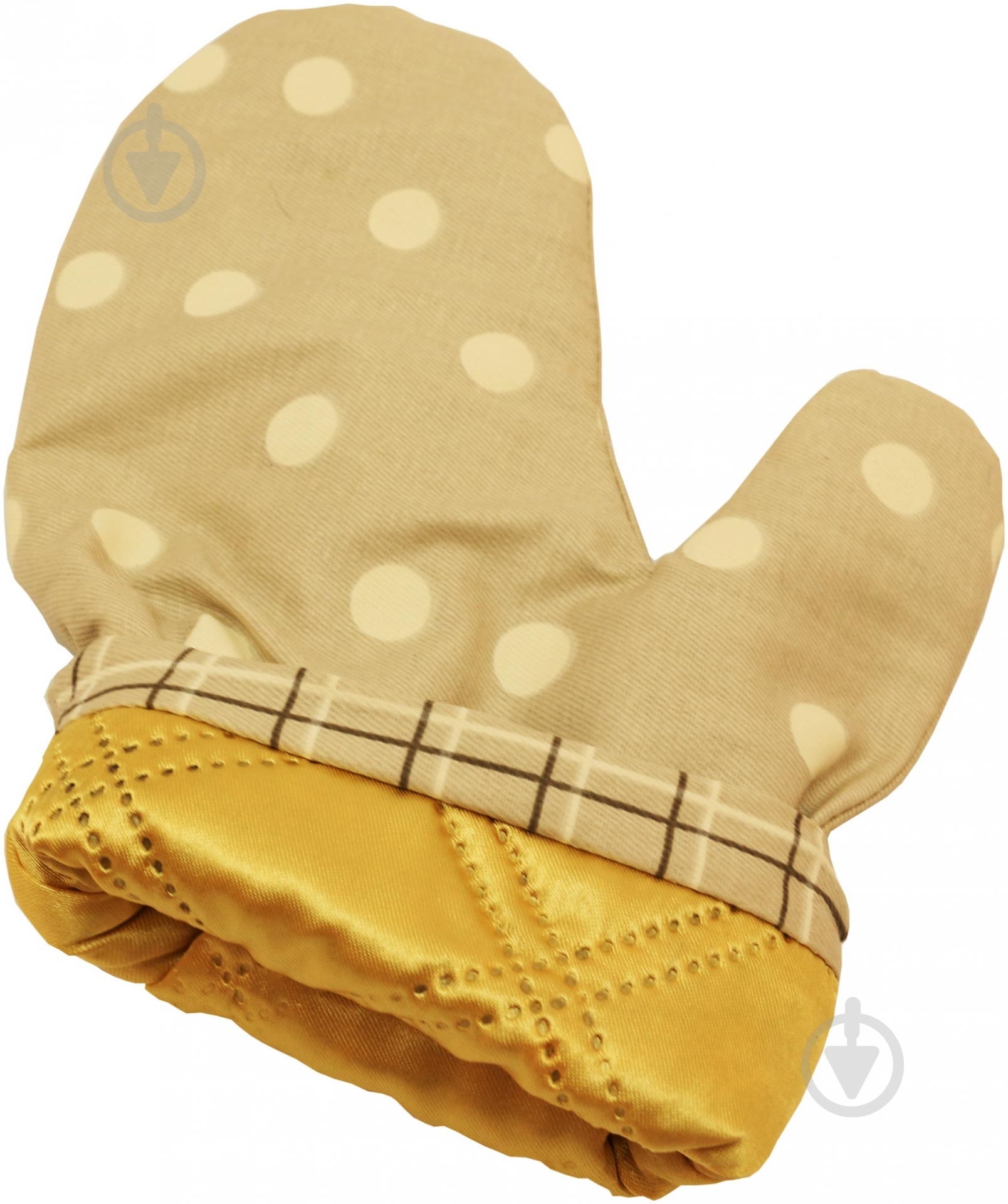 Прихватка-варежка Горох 16x26 см кремовый Прованс - фото 2