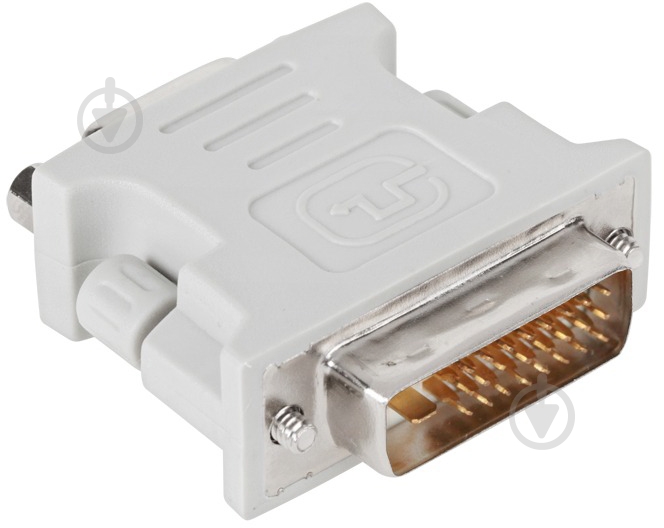 Переходник PowerPlant DVI-D - VGA белый (CA910298) - фото 1