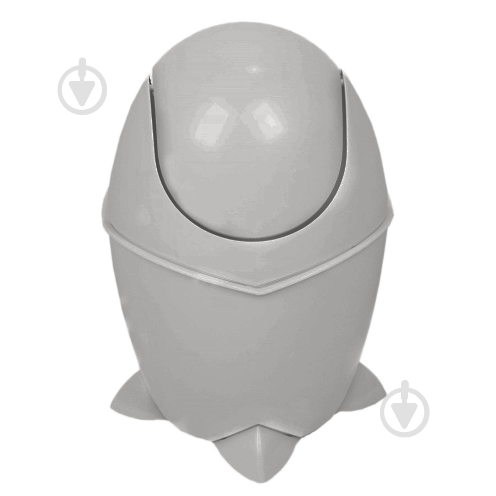 Ведро для мусора Plast Team SWING металлик 2 л металлик 1343.1 - фото 1