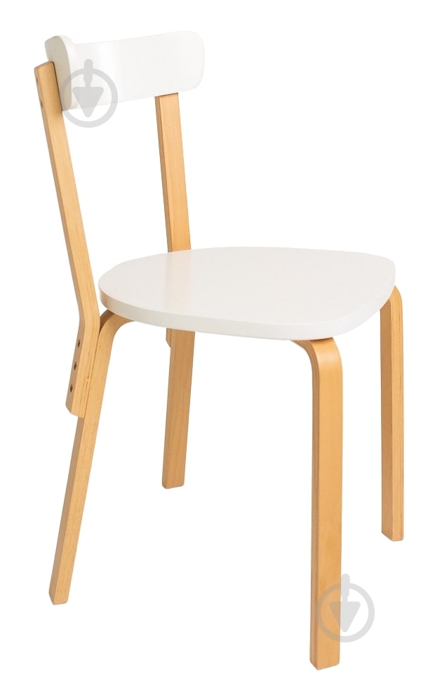 Стул Scandi белый /бук - фото 2