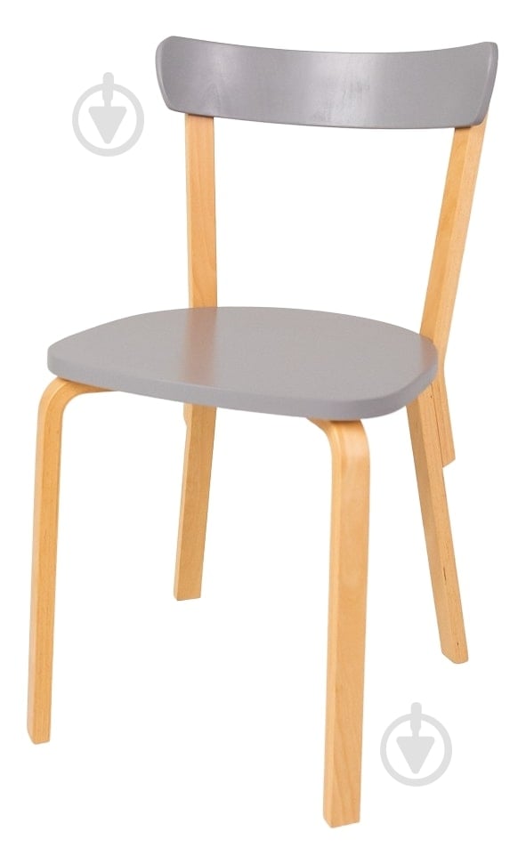 Стул Scandi серый /бук - фото 1