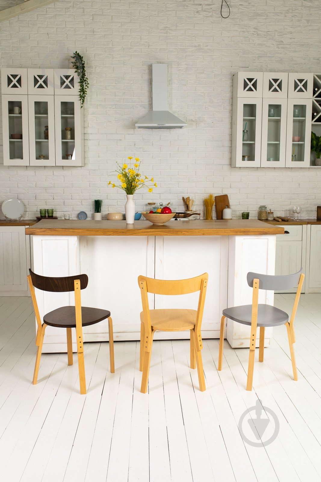 Стул Scandi серый /бук - фото 8